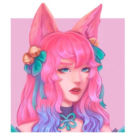 Daily Ahri Fanart 1372 Crystalline Eyes As The Waters Of The Spirit