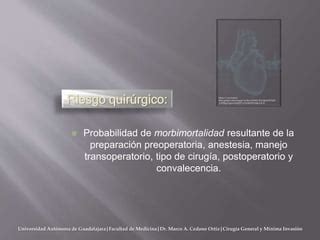 Profilaxis y Evaluación del paciente quirúrgico PPT