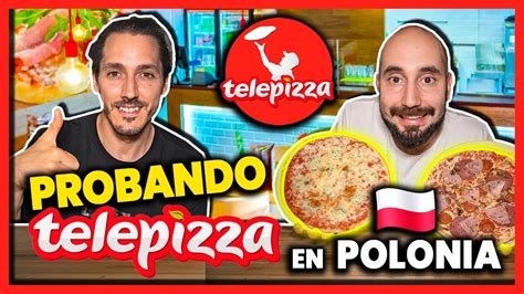 PROBANDO las PIZZAS de TELEPIZZA en POLONIA QUÉ TAN BUENAS SON