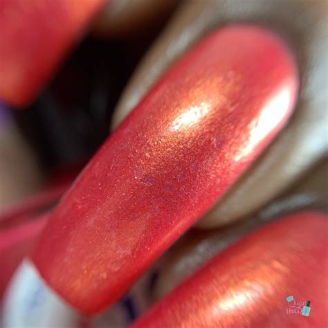 Raging Fire Within Indie Nail Polish A Coral Crelly With A Bold