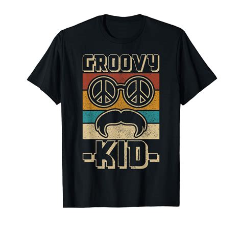 Groovy Kid 60s Theme Outfit 70s Themed Party Costume Hippie T-Shirt