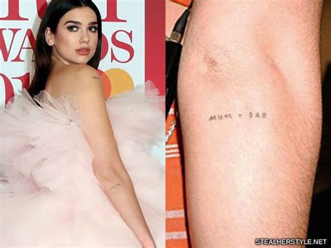 Dua Lipa's 12 Tattoos & Meanings | Steal Her Style