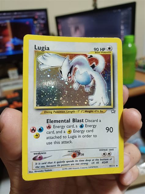 Pokemon Lugia Neo Genesis Holo Vintage Wizards Of The Coast Wotc