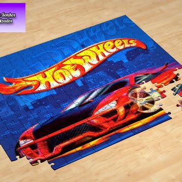 Quebra Cabeça Hot Wheels Elo7