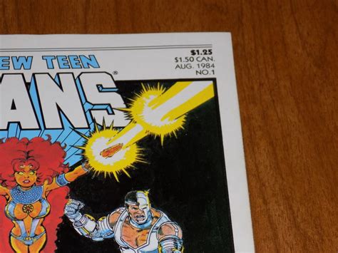 Teen Titans 1 1984 Marv Wolfman And George Perez Cyborg Starfire Nightwing Ebay