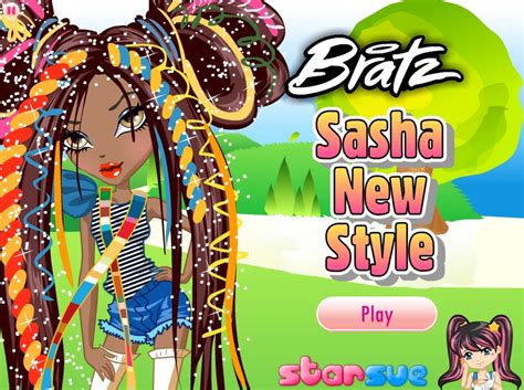 Игра Новый стиль Саши - одевалка Братц для девочек онлайн