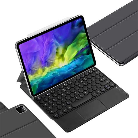 Coque Claviers Pour IPad Pro 12 9 2020 QWERTY Amazon Fr High Tech