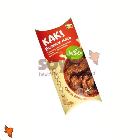 Вяленое мясо растительное с пряностями «Vegan Life», 55г | цена, купить ...