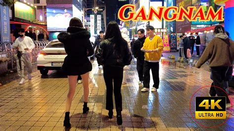 4k 역시 최고 불토에 강남 거리를 함께 걸어주세요 🔥🔥🔥 Please Walk Along Gangnam Street On