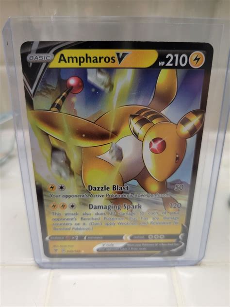 Pok Mon Tcg Ampharos V Vivid Voltage Regular Ultra Rare Ebay