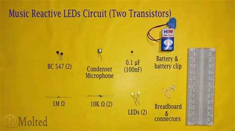 4 Music Reactive Leds Circuits Mic Aux Cable Speaker 3 Steps Instructables