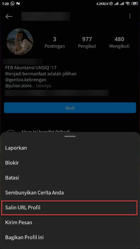 Cara Melihat Foto Profil Instagram Full Size