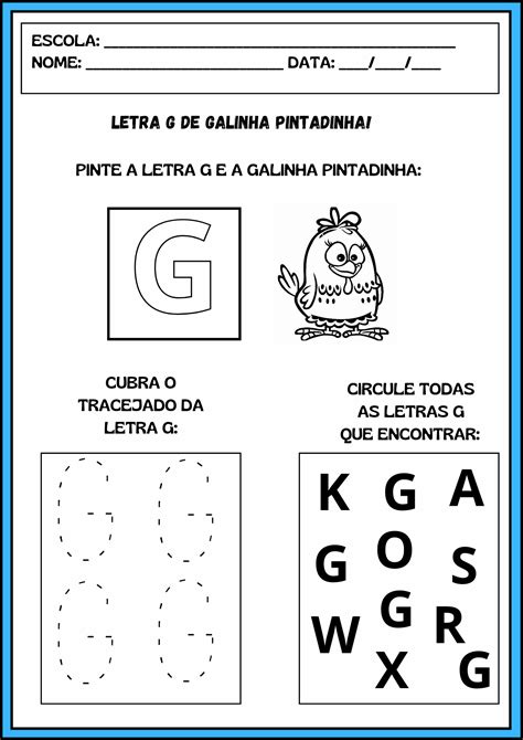 Texto Com A Letra G - 7