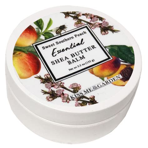 Peach Shea Butter Balm 5 Oz Kissmeinthegarden