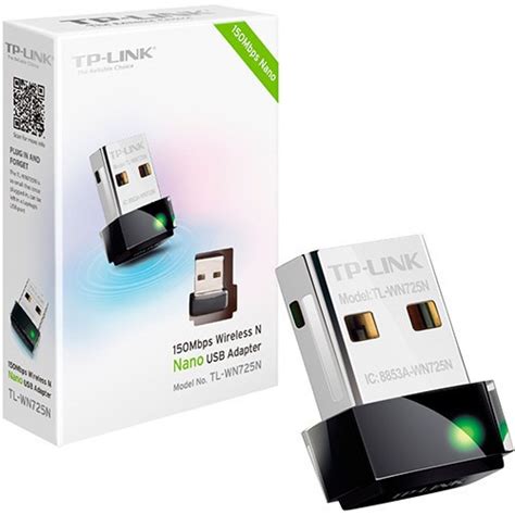 Tp Link 150mbps Wireless N Nano Usb Mini Adaptador Tl Wn725n 169 00