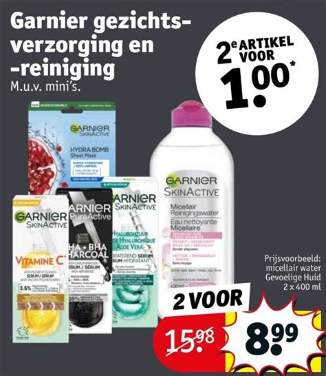 Garnier Gezichtsverzorging En Reiniging Aanbieding Bij Kruidvat