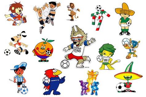 Mundial Qatar 2022 Las Distintas Mascotas De La Copa Del Mundo Año Por Año