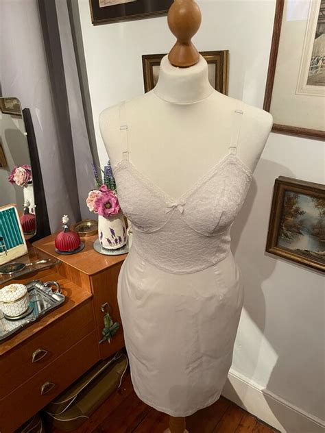 Vintage St Michaels Nylon Lingerie Full Slip B Gem