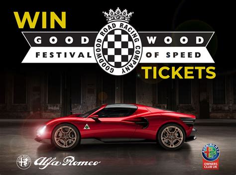 Win 2 Tickets To Goodwood Festival Of Speed Alfa Romeo Owners Club