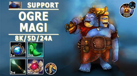 Ogre Magi Hard Support 7 32c Pos 5 Ogre Play Dota 2 Immortal