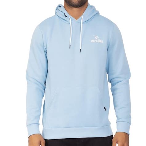 Moletom Rip Curl Canguru Brand Stack Wt Masculino Sky Blue Azul