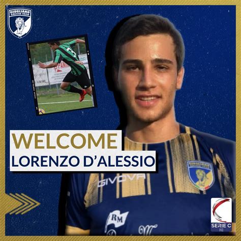 UFFICIALE LORENZO DALESSIO È UN NUOVO CALCIATORE DEL GIUGLIANO