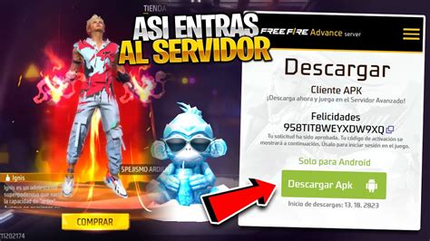 Como Entrar Al Servidor Avanzado De Free Fire De Octubre