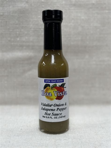 Vidalia Onion Jalapeno Pepper Hot Sauce