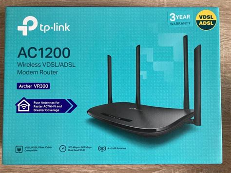 Router tp-link Archer VR300 - AC1200 (VDSL/ADSL), ZÁRUKA 1 rok | Aukro
