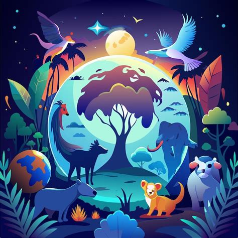 animation world vectors illustrations    freepik