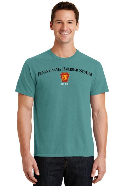 Pennsylvania Railroad System Faded Glory Shirt Mohawk Design