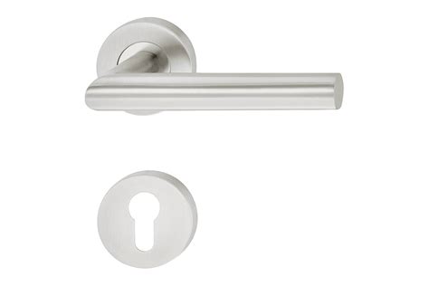 Нажимная дверная ручка Hafele PZ-Гарнитур 8 мм, нержавеющая сталь ...