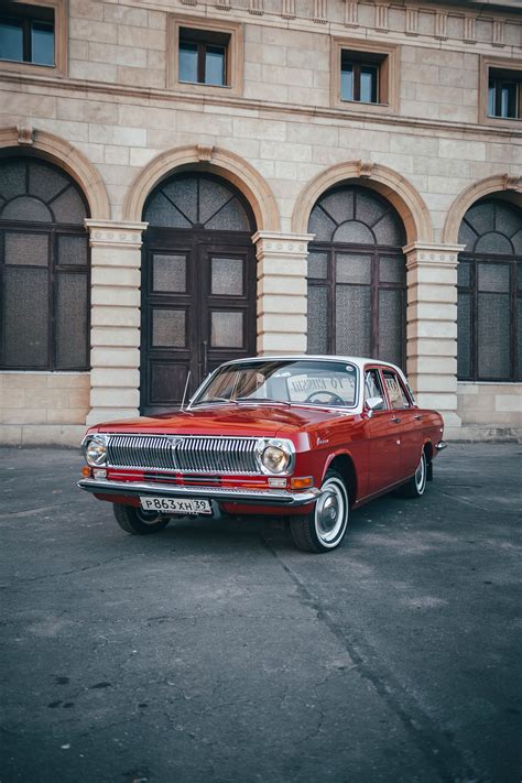 Red retro car. Volga. | Retro cars, Retro, Volga