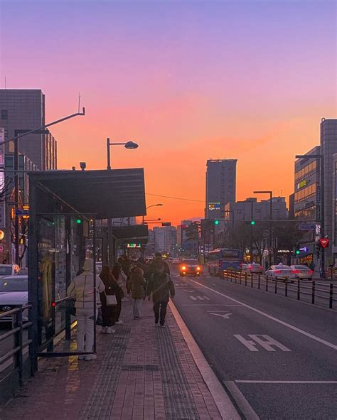 Living in seoul on Instagram 삼선교 노을 in 2022 Street view