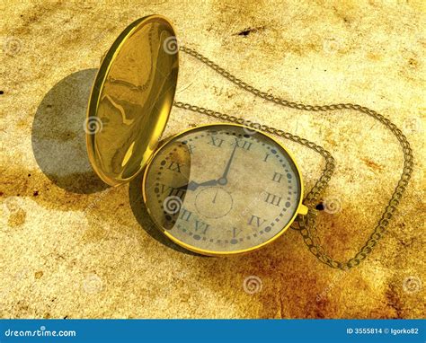 Hand With Clock Hands Stock Photography 34153844