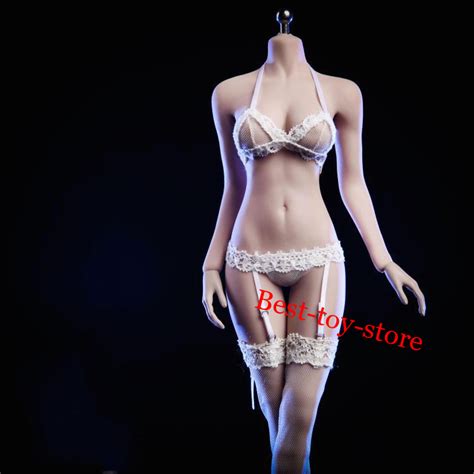 1 6 Lace Lingerie Bra Garter Stockings Set For 12 PHICEN Hot Toys Female Figure EBay