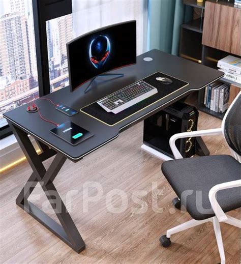 Шикарный компьютерный стол. Черный. Размер 160*60*75 - Мебель во ...