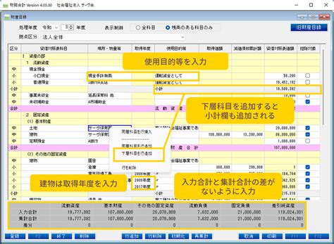 社会福祉法人会計の附属明細書と財産目録 サーヴ メシウス株式会社