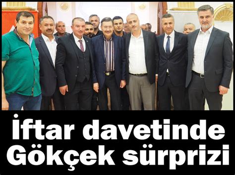 İftar davetinde Gökçek sürprizi