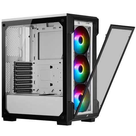 Corsair Icue 220t Rgb Tempered Glass Blanc Terama