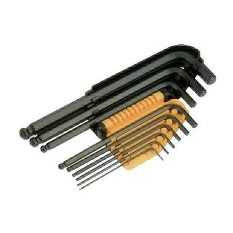 Cle male 6 pans longue tête sphérique jeu de 9 Cdiscount Bricolage