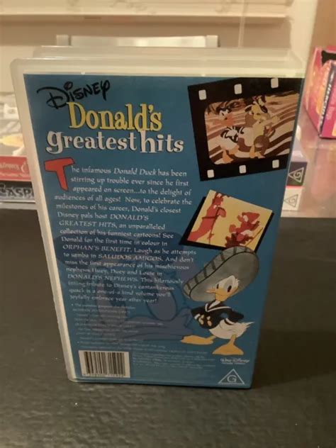 WALT DISNEY VHS Donalds Greatest Hits Vhs New And Sealed Tape 50 00