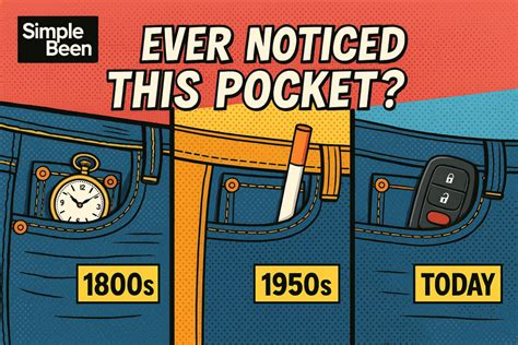 jeans   small pocket history    pocket