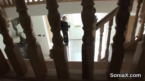 Unfaithful British Mature Lady Sonia Pops Out Her Gigantic Jugs