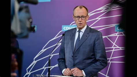 Februar Live Statement Mit Friedrich Merz Alexander