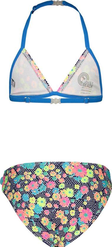 Just Beach Meisjes Bikini Tropical Bloemen Maat 104 Bol