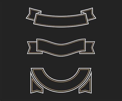 Premium Vector | Vintage ribbon banner vectors arts