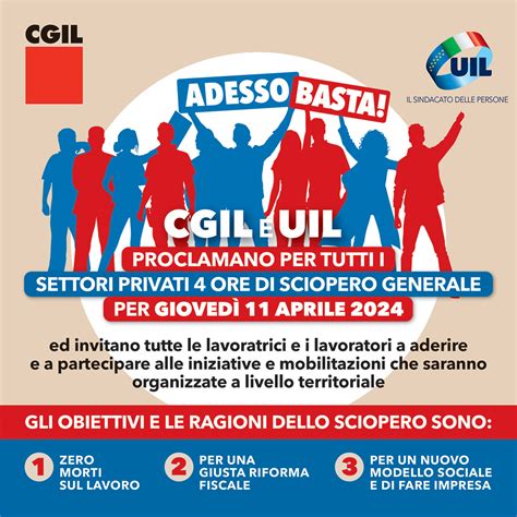 Sicurezza Sul Lavoro Cgil E Uil Proclamano Ore Di Sciopero Generale