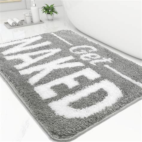 Amazon Homantic Get Naked Bathroom Rugs Funny Bath Mats For Bathroom Non Slip Cute Carpet