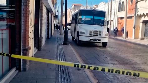 Adulto Mayor Muere Tras Ser Arrollado Por Una Combi En El Centro De